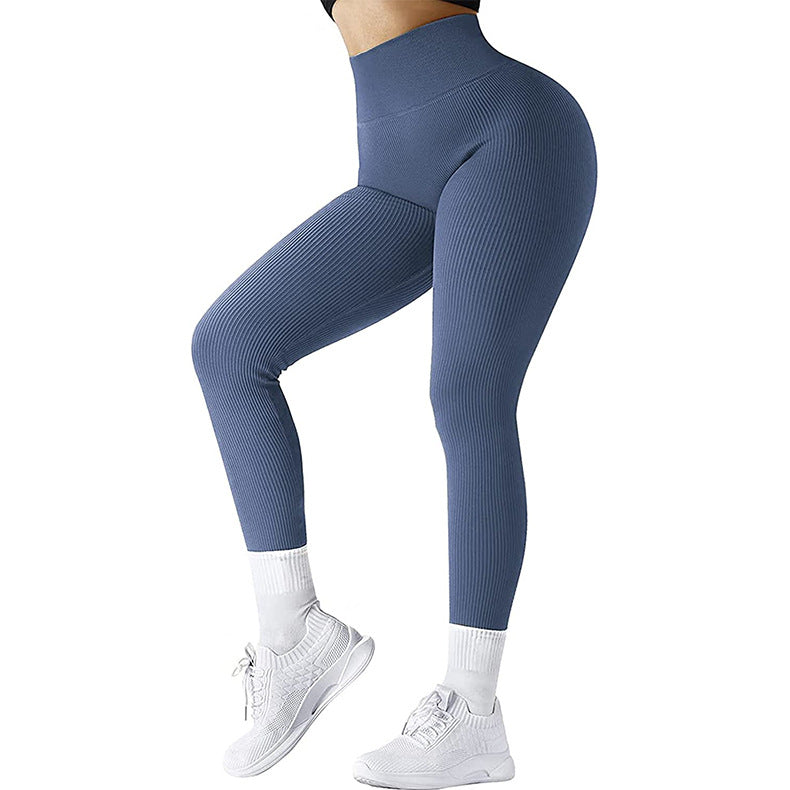 High Waist Seamless Leggings Knitted Fitness leggings
