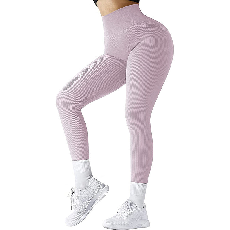 High Waist Seamless Leggings Knitted Fitness leggings