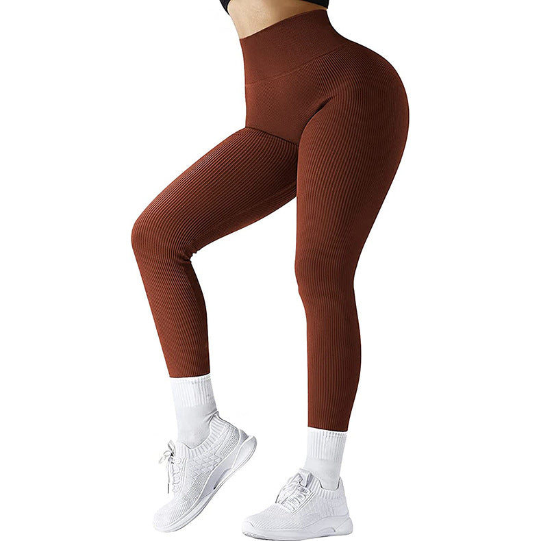 High Waist Seamless Leggings Knitted Fitness leggings