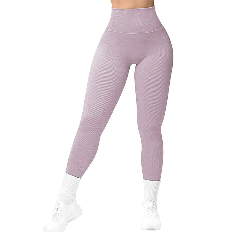 High Waist Seamless Leggings  Knitted Fitness leggings