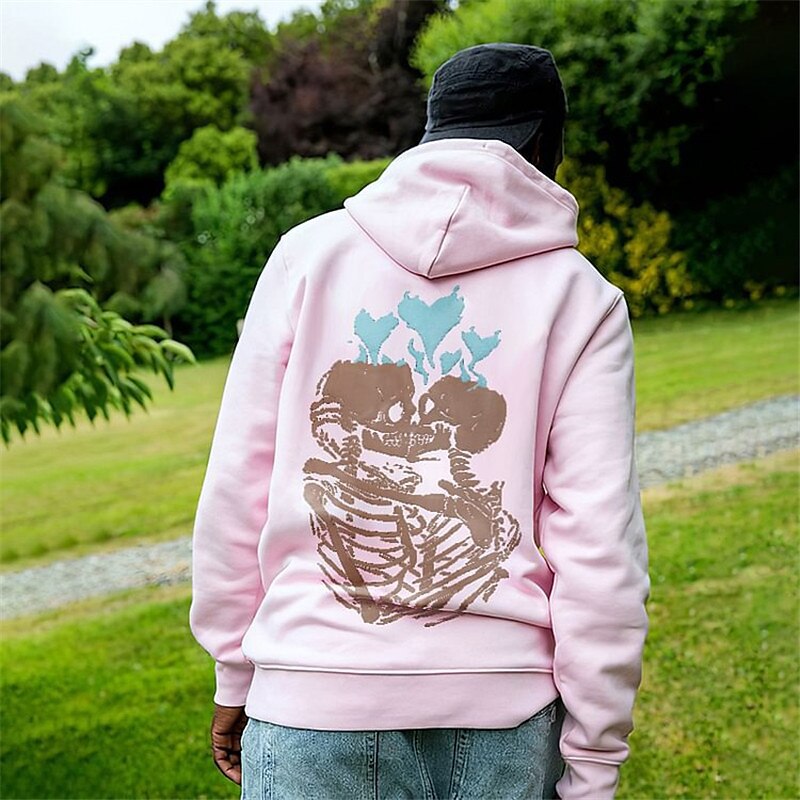 Skull Pattern Casual Hoodie