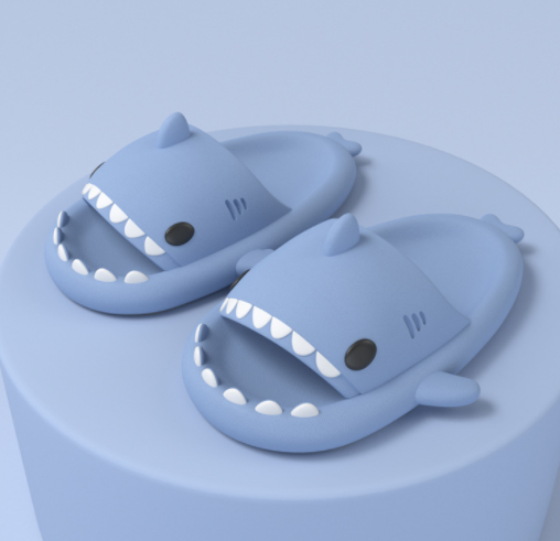 Funny Shark Cartoon Slippers